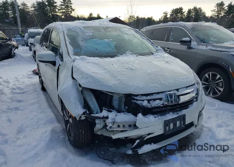 2019 Honda Odyssey Elite из США, поврежденный, VIN 5FNRL6H92KB044221